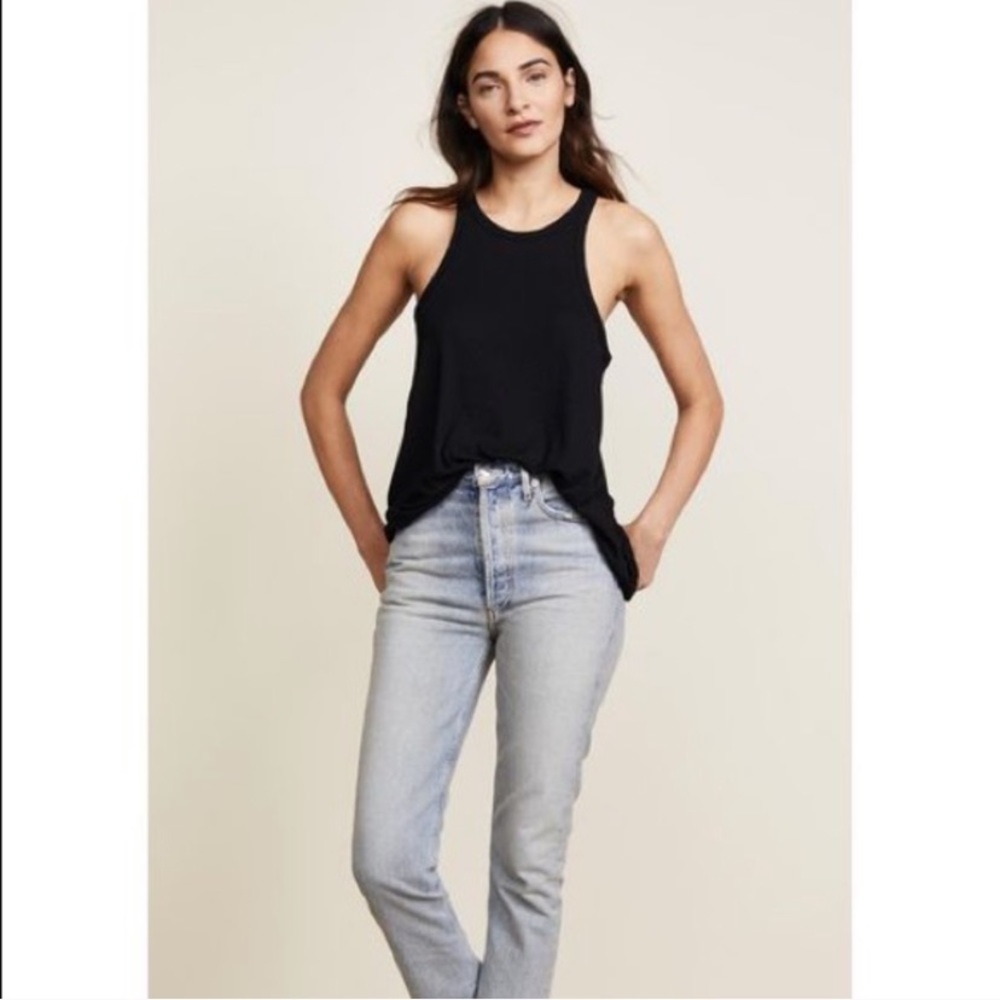 Free People high neck ribbed tank